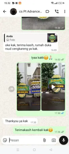 Testimonial Papan Bunga Pernikahan lippo cikarang