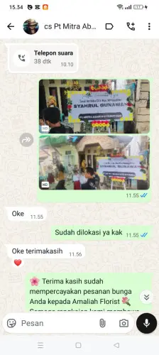 Testimonial Papan Bunga lippo cikarang